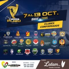 ¡TORNEO NACIONAL FUTBOL BASE “COPA TIERRA PIJAO. ” ! CIERRE DE INSCRIPCIONES SEPTIEMBRE 30