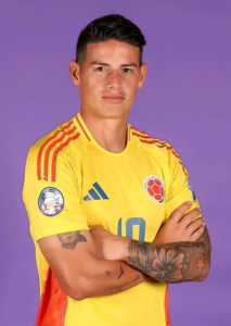 10 James Rodríguez